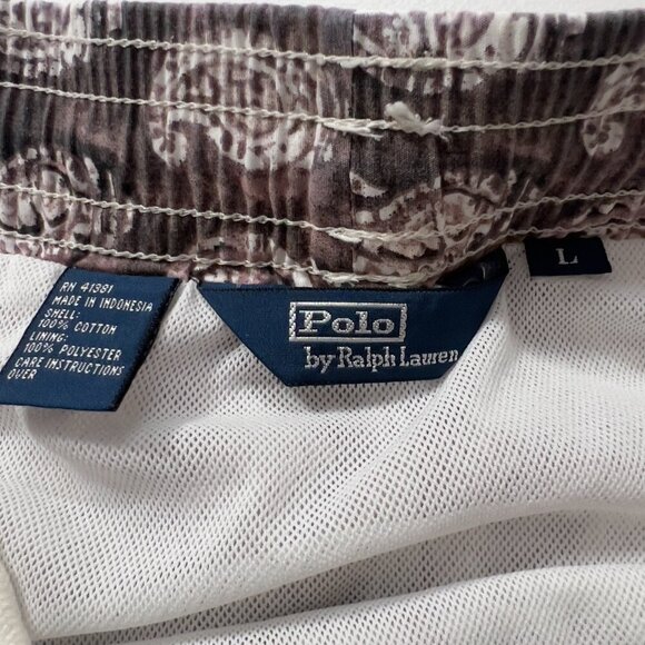 Polo Ralph Lauren Men’s Swim Shorts Mesh Lined Paisley Print Size L - Picture 5 of 9